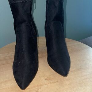 Catherine malandrino bodem faux suede boot.